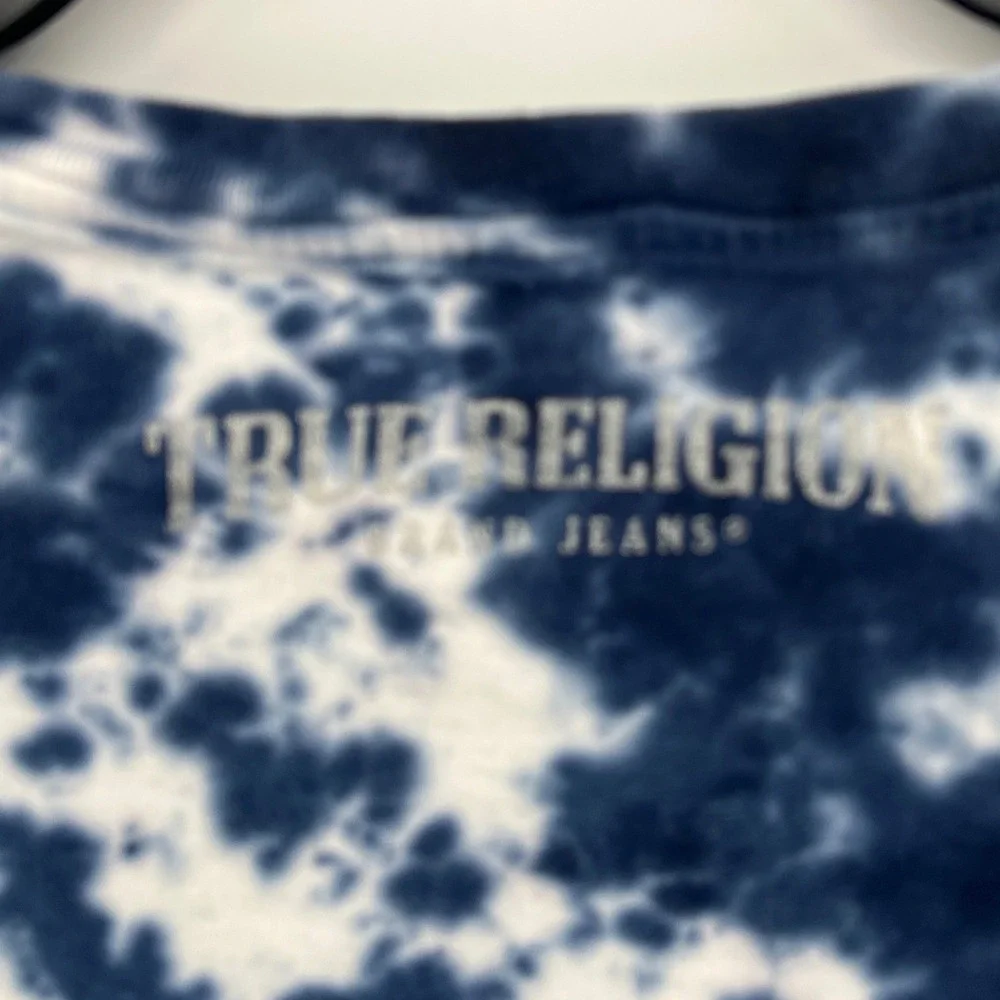 True Religion Tie Dye‎ Buddha Graphic T-Shirt XL Loungewear Y2K